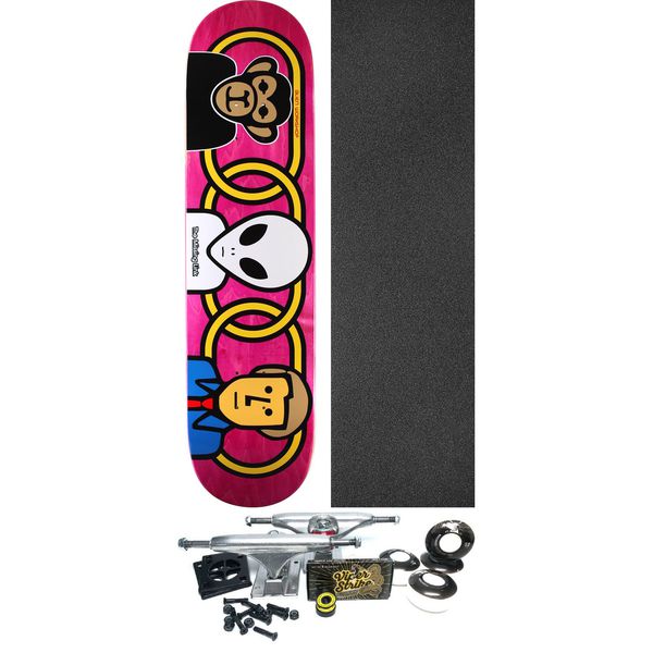 Alien Workshop Skateboards Missing Link Assorted Colors Skateboard Deck - 8" x 32" - Complete Skateboard Bundle